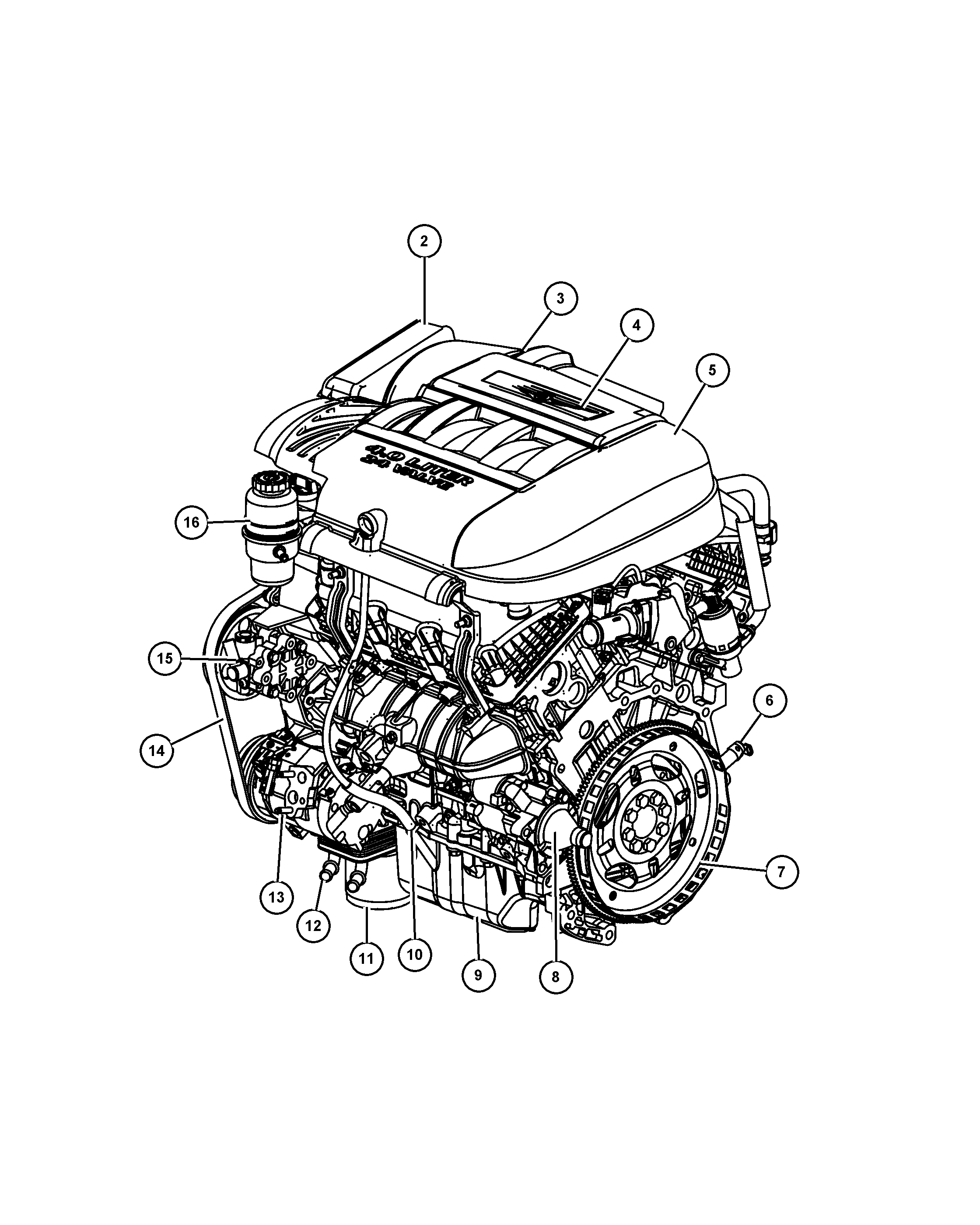 Chrysler 4608 800AE - Käynnistinmoottori inparts.fi