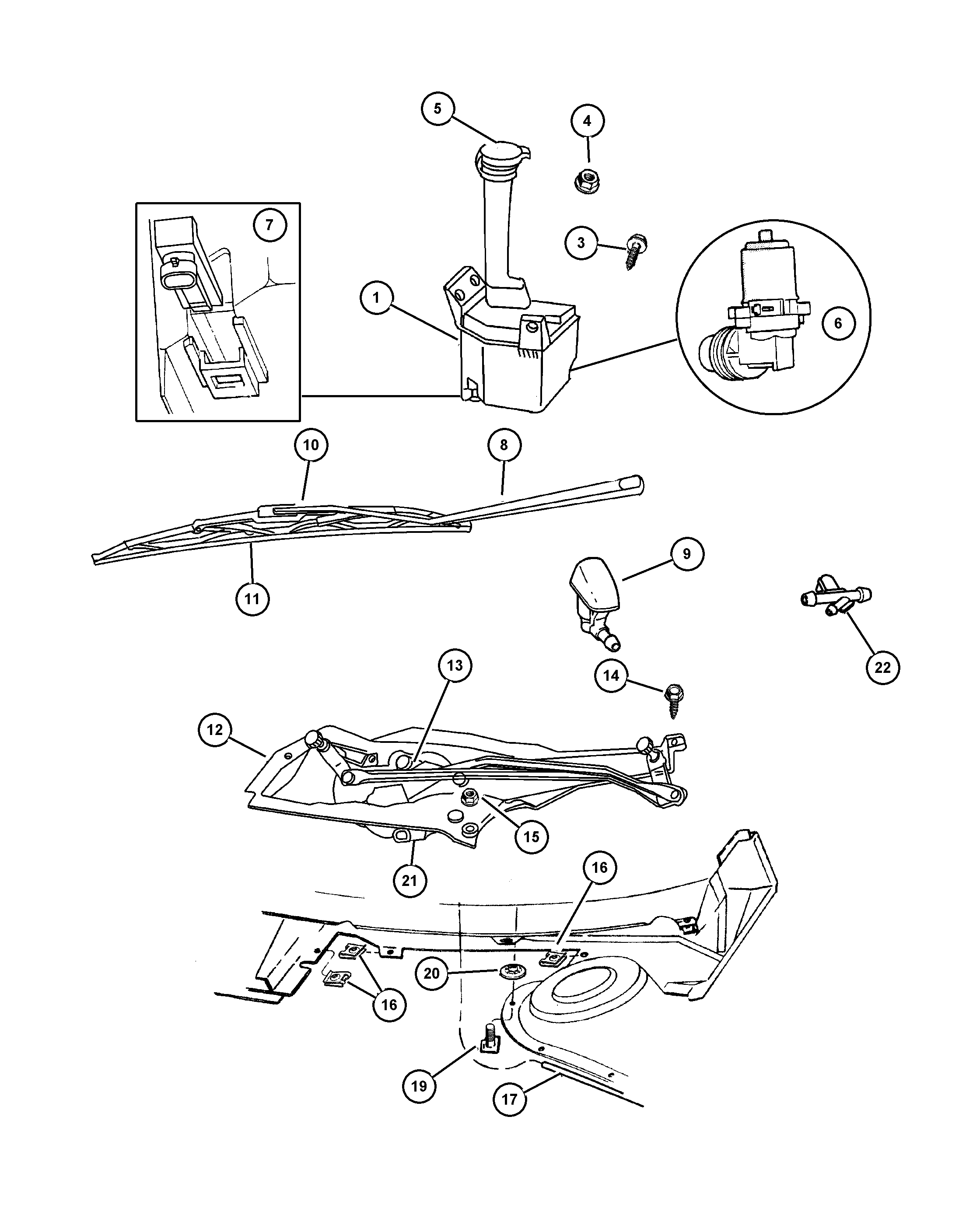 Chrysler 472 3444 - Pyyhkijänsulka inparts.fi