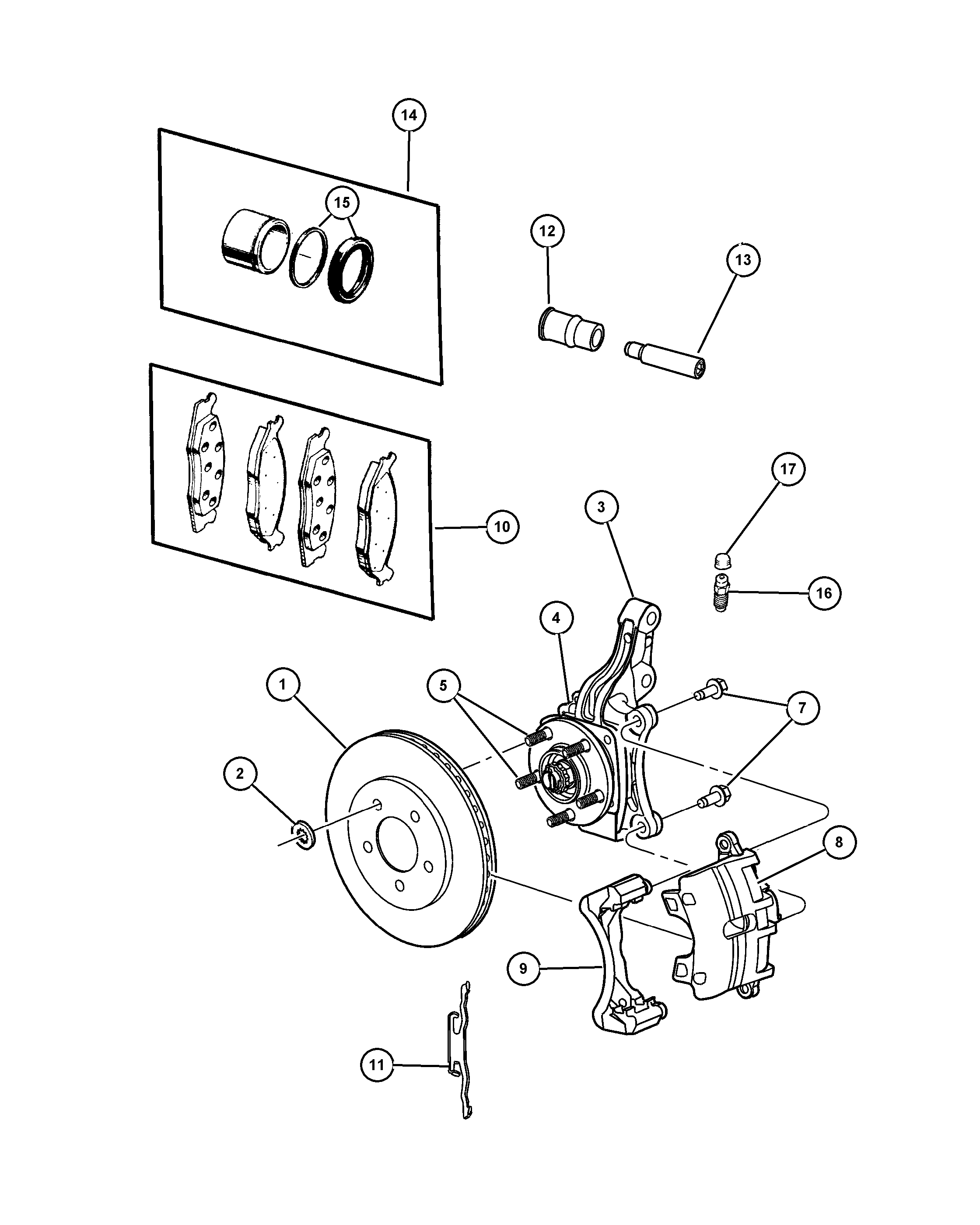 Chrysler 5072 216AA - Jarrupala, levyjarru inparts.fi