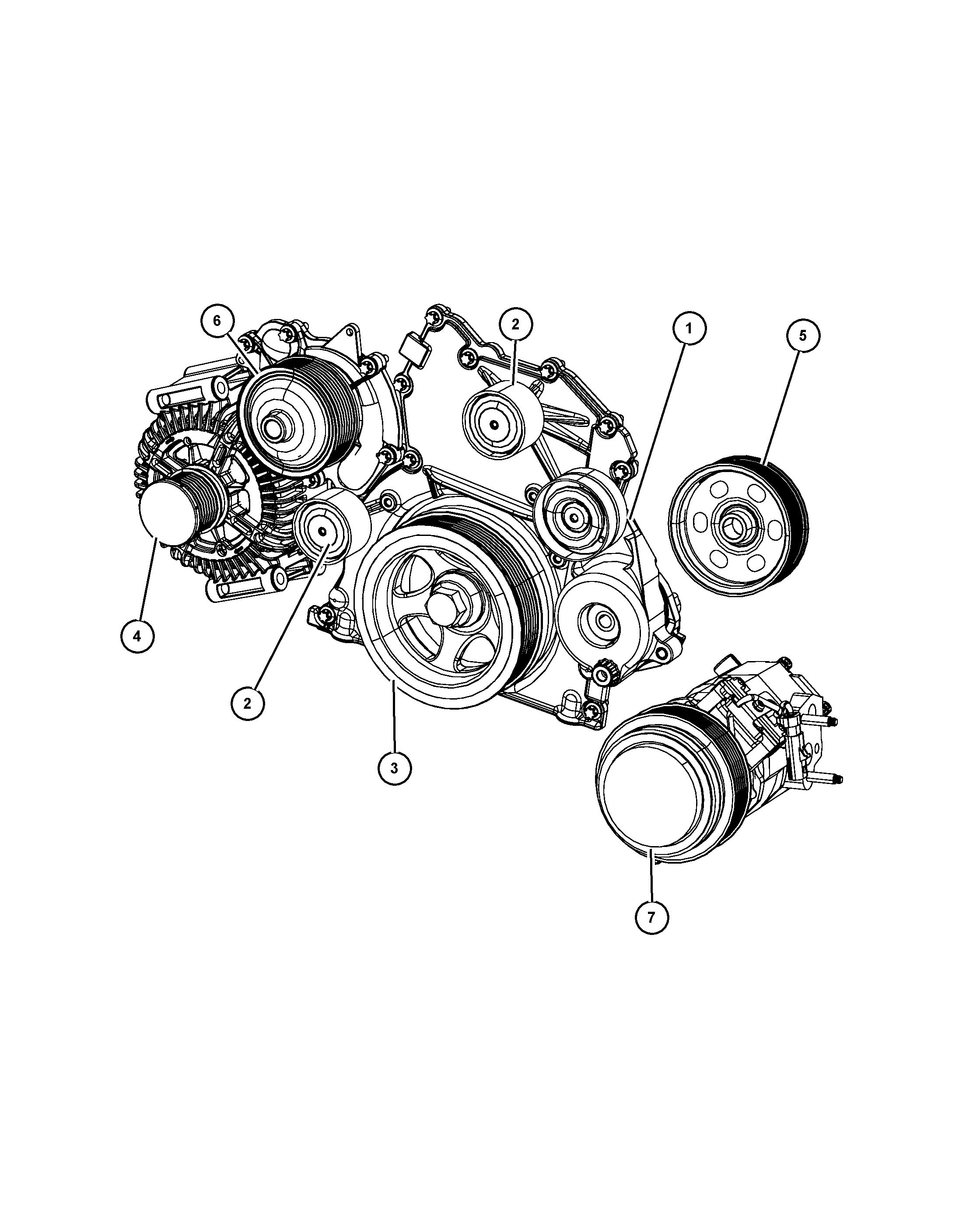 Chrysler 5175 589AB - Ohjainrulla, moniurahihna inparts.fi