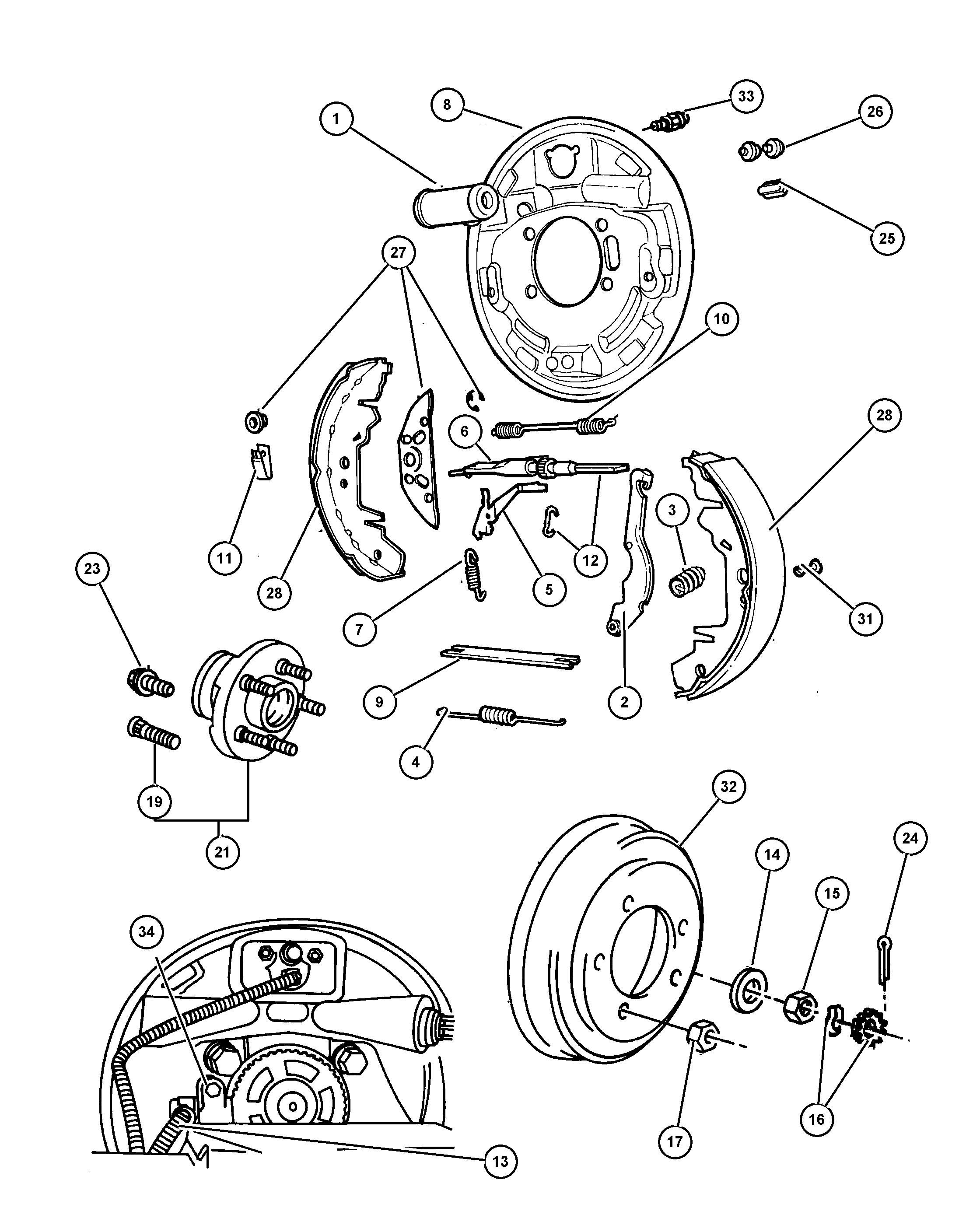 Chrysler 487 7433 - Jarrurumpu inparts.fi