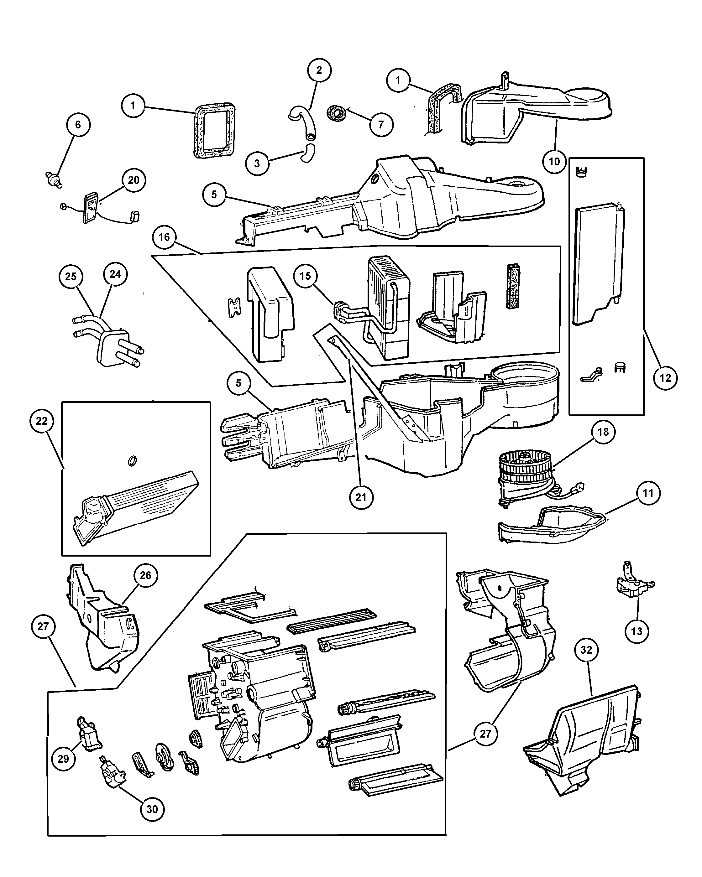 Chrysler 4677 180AB - Säätöelementti, lämmitys / tuuletus inparts.fi