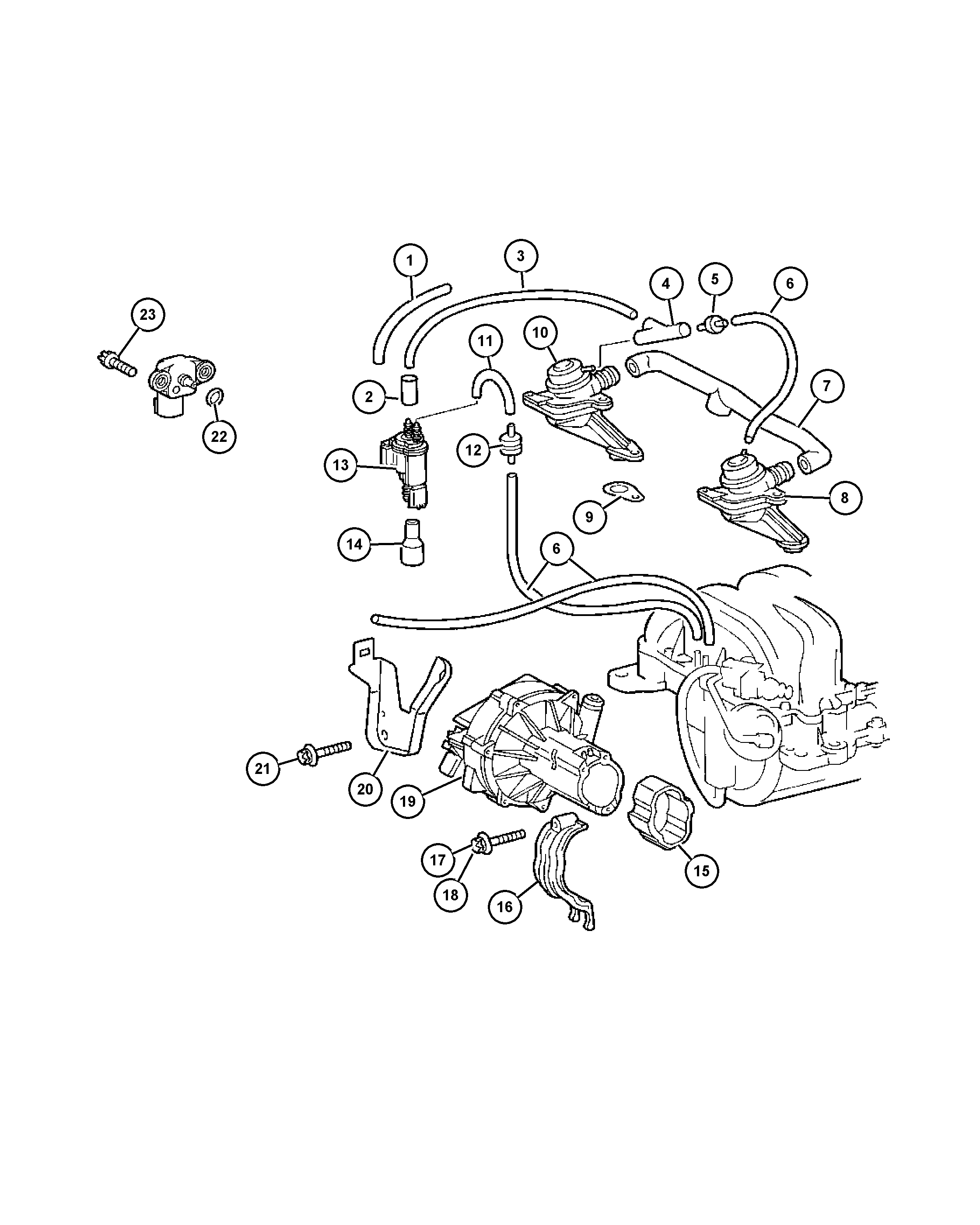 Chrysler 6104 076AA - Ruuvi inparts.fi