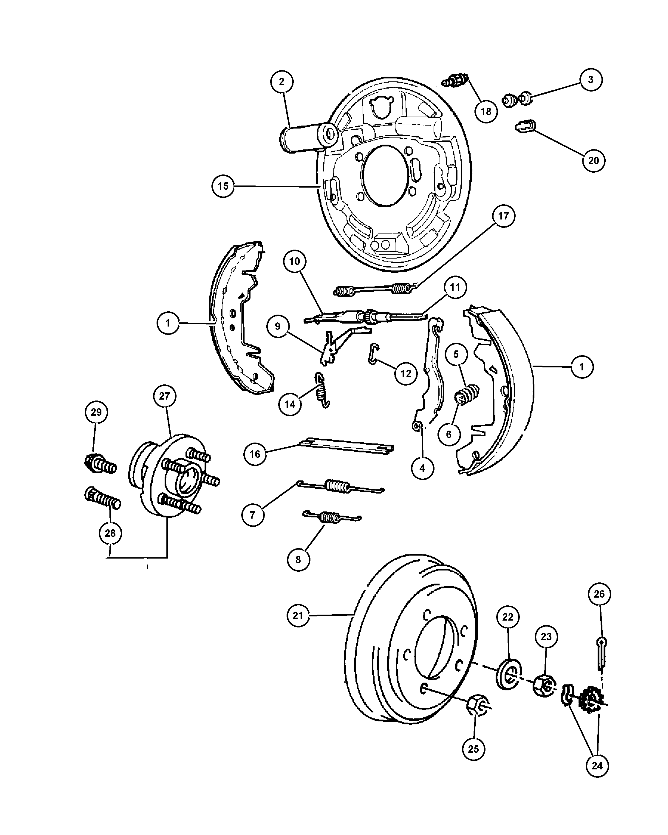 Chrysler 4883 833AA - Jarrukenkäsarja inparts.fi