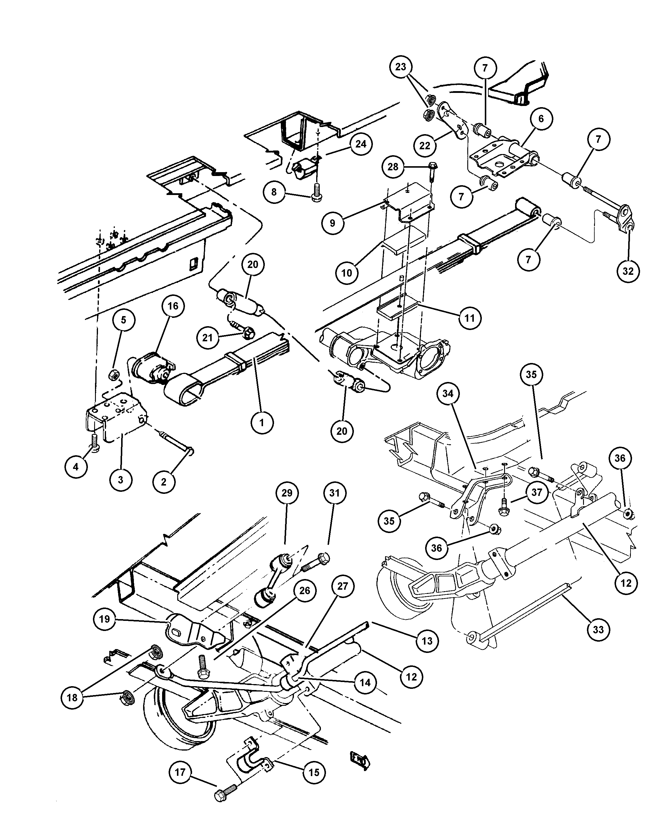 Chrysler 5006 950AA - Laakeri, jousenistukka inparts.fi