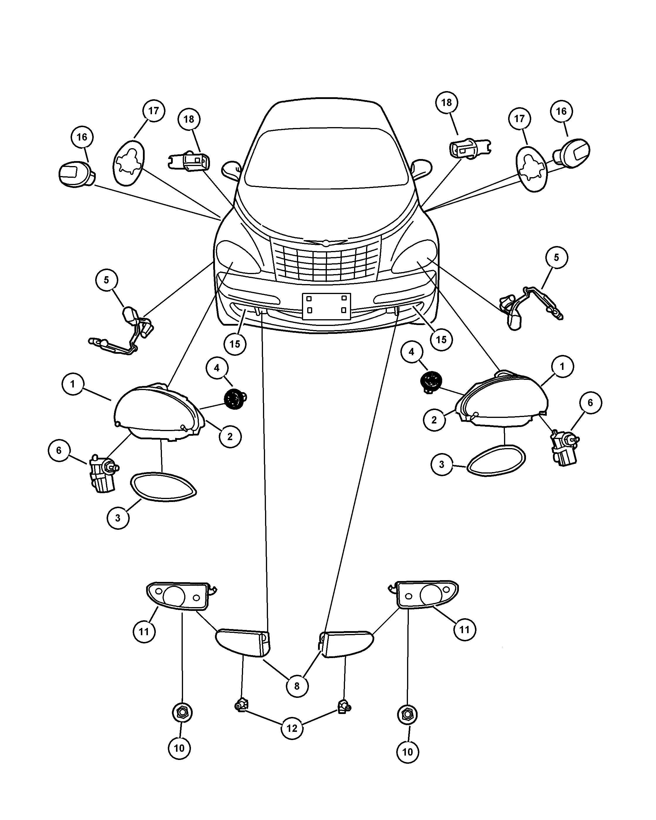 Chrysler L003 757A - BULB  3757APY27/7W inparts.fi