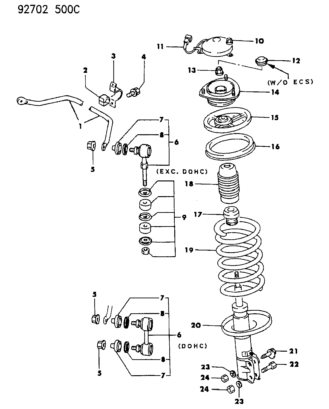 Hyundai MB51 8892 - Tanko, kallistuksenvaimennin inparts.fi