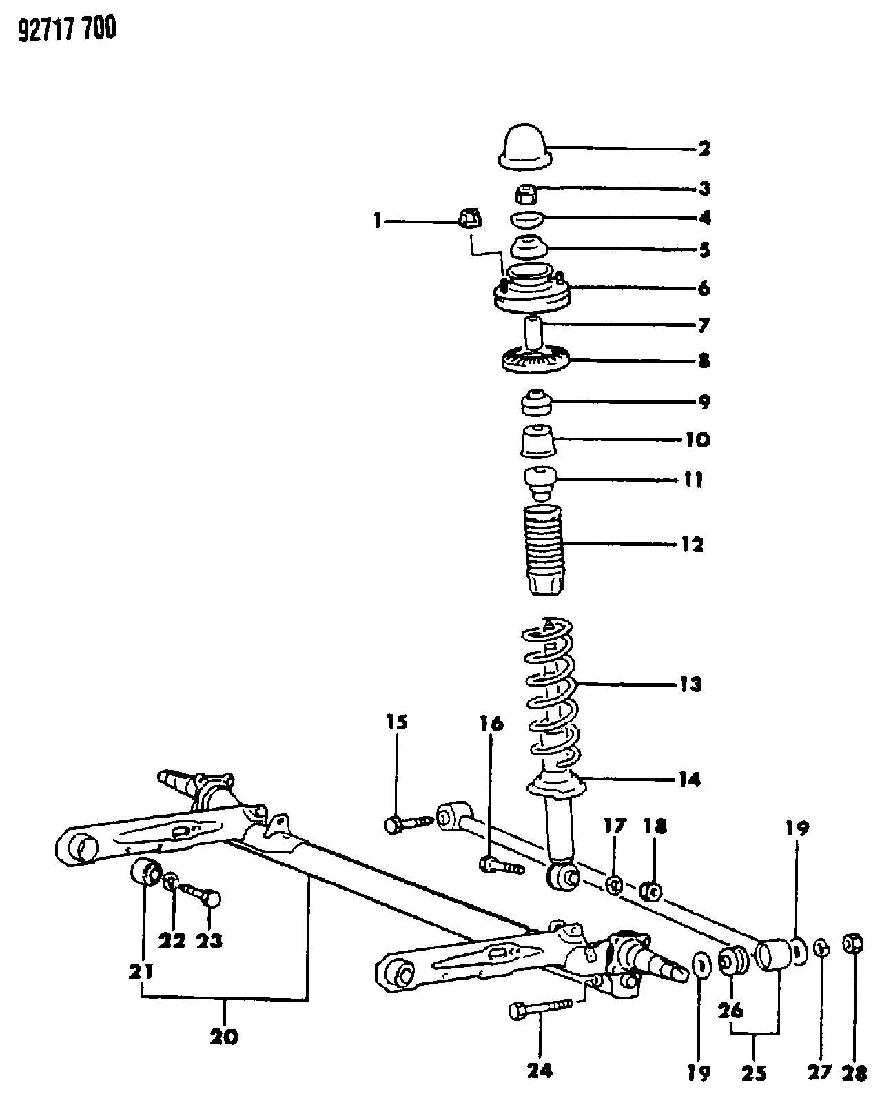 Mitsubishi MB24 2336 - Iskunvaimennin inparts.fi