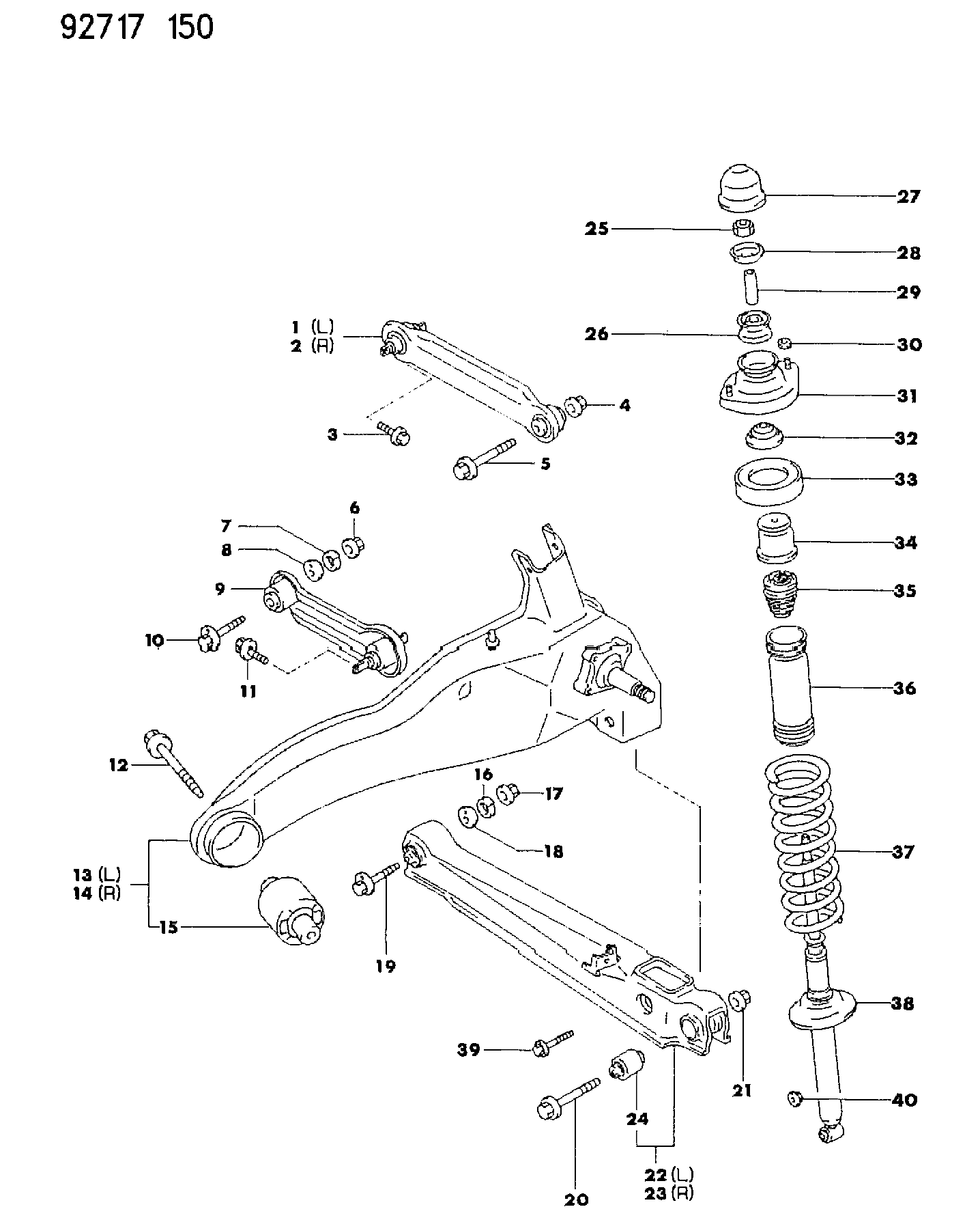 Mitsubishi MB80 9239 - Tukivarren hela inparts.fi