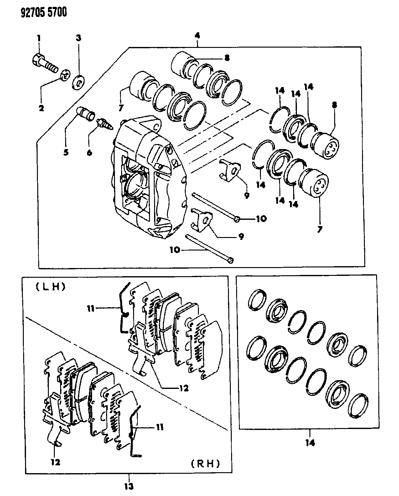 Mitsubishi MB85 7259 - Jarrupala, levyjarru inparts.fi