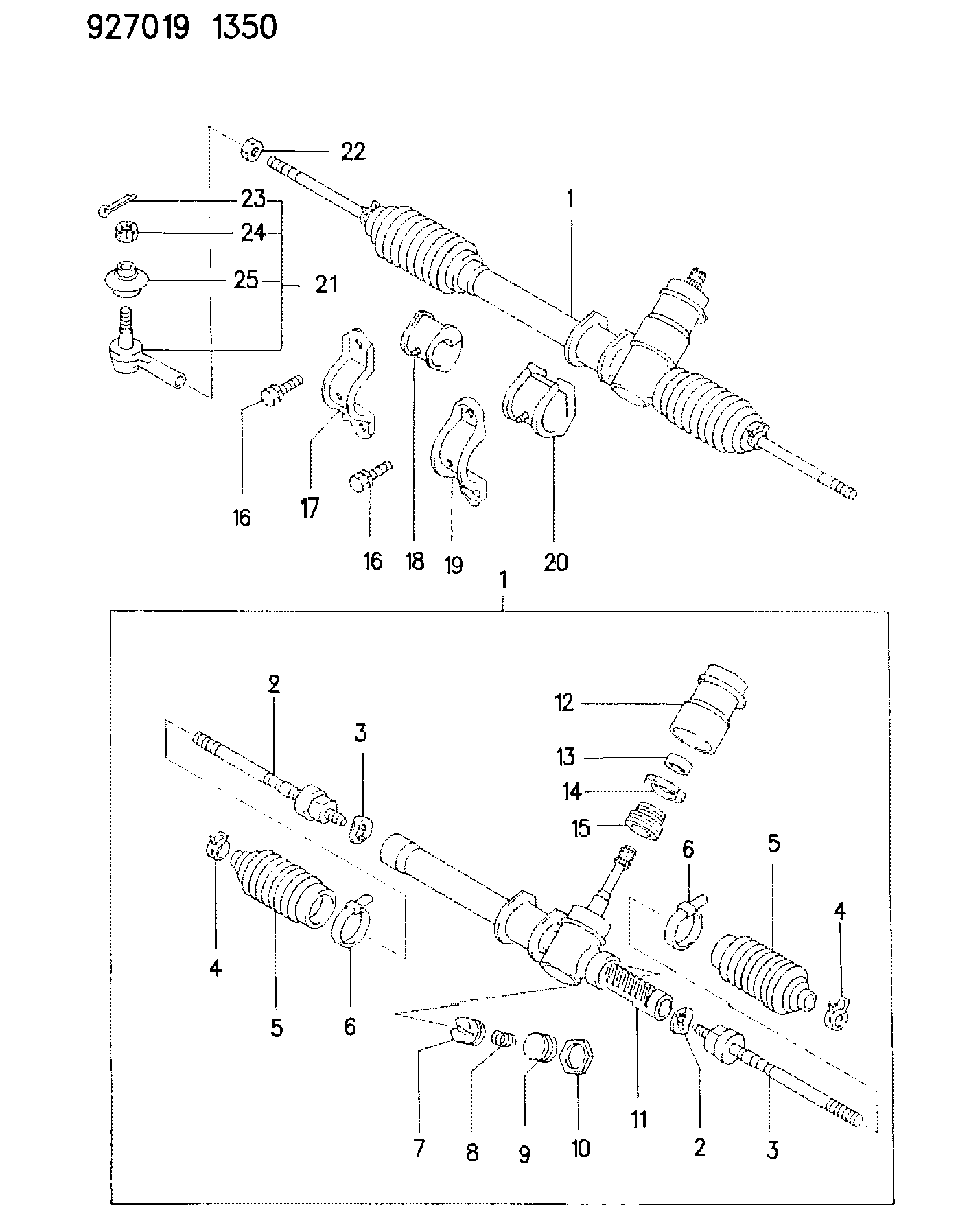 Mitsubishi MB91 0934 - Raidetangon pää, suora inparts.fi