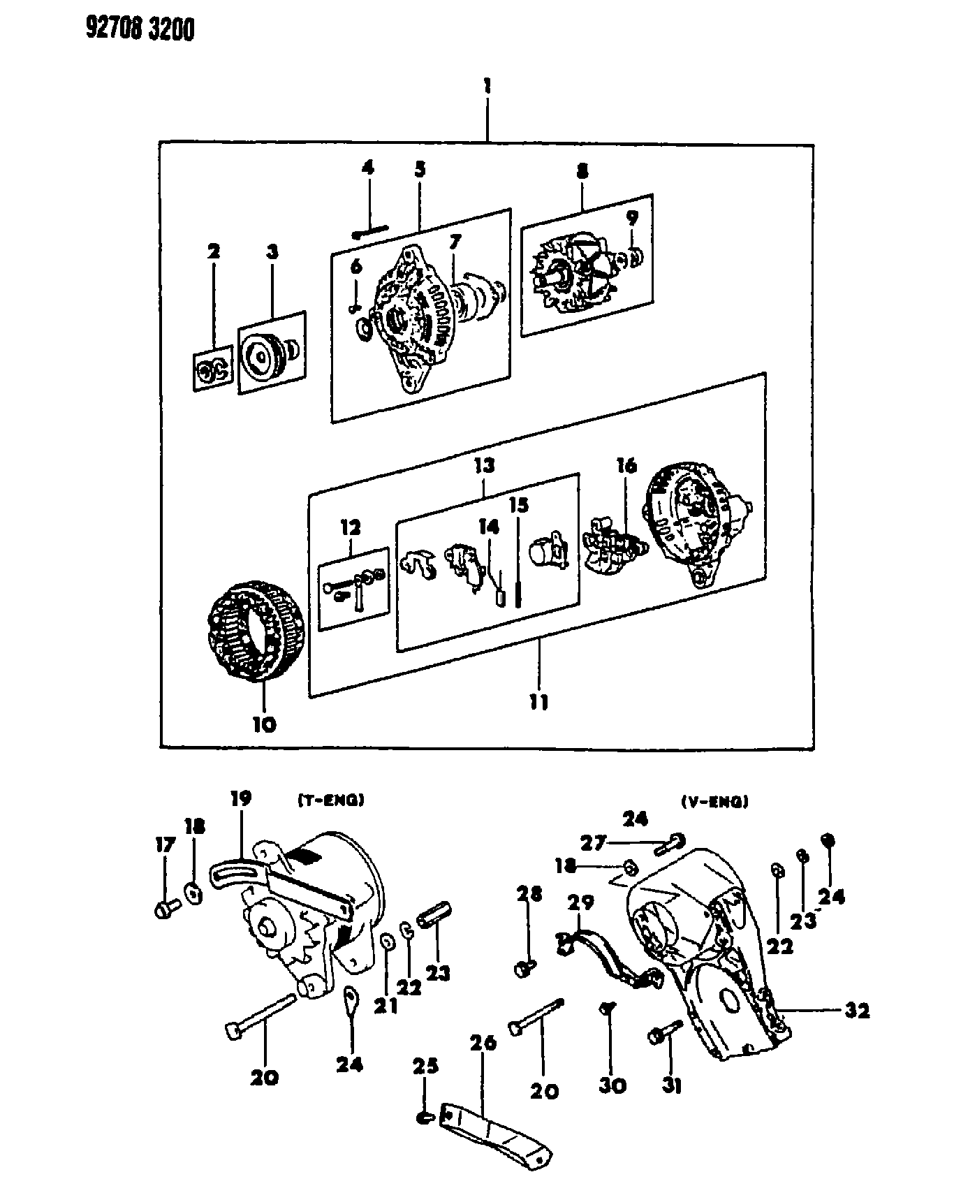 Mitsubishi MD61 1432 - Jänniteensäädin inparts.fi