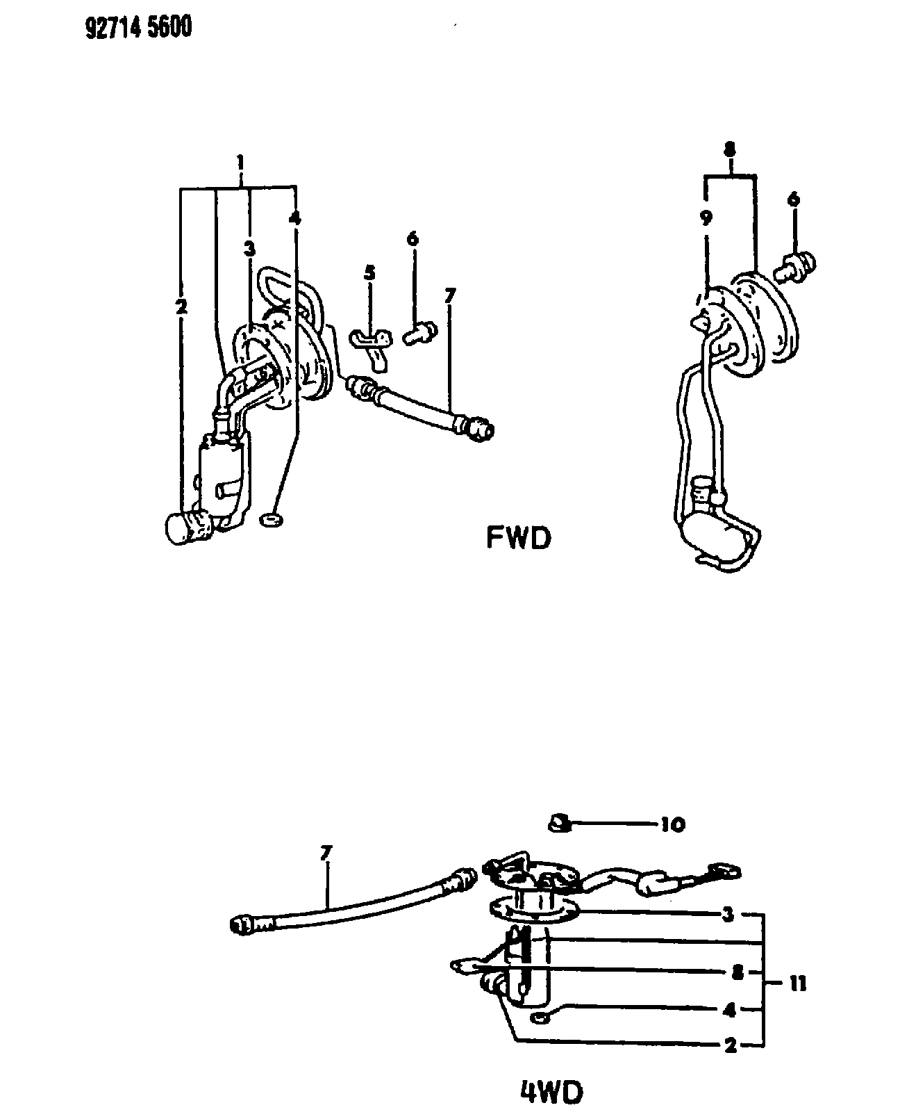 Mitsubishi MB65 8436 - Polttoainepumppu inparts.fi