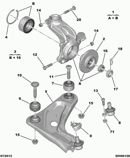 CITROËN 3520 W5 - Tukivarsi, pyöräntuenta inparts.fi