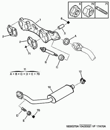 CITROËN 0349.H7 - Tiiviste, pakosarja inparts.fi