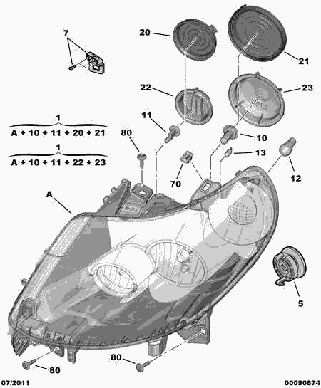 CITROËN 16 069 274 80 - Ajovalo inparts.fi