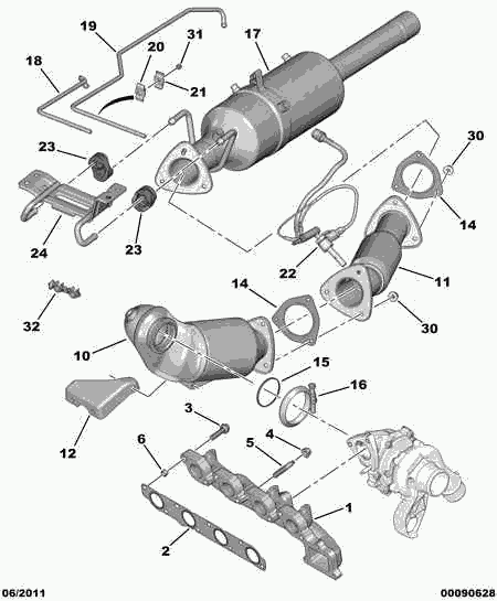 CITROËN 1755.S4 - Pidike, vaimennin inparts.fi