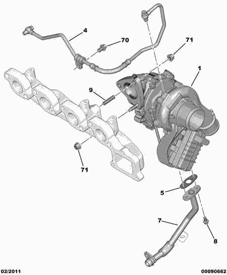 PEUGEOT 96 665 079 80 - Mutteri inparts.fi