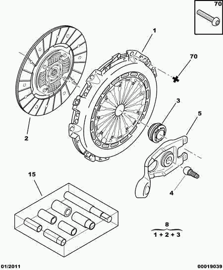 PEUGEOT 2050 R4 - Kytkinpaketti inparts.fi