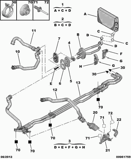 PEUGEOT 6448.Q6 - Lämmityslaitteen kenno inparts.fi