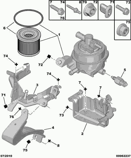 PEUGEOT 1906 90 - Polttoainesuodatin inparts.fi