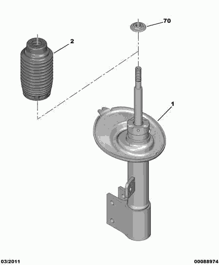 CITROËN 5202 ZV - Iskunvaimennin inparts.fi