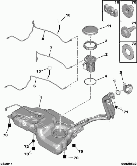 CITROËN 1525 CJ - Polttoaineen syöttömoduuli inparts.fi