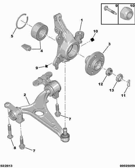 FIAT 3520 X0 - Tukivarsi, pyöräntuenta inparts.fi