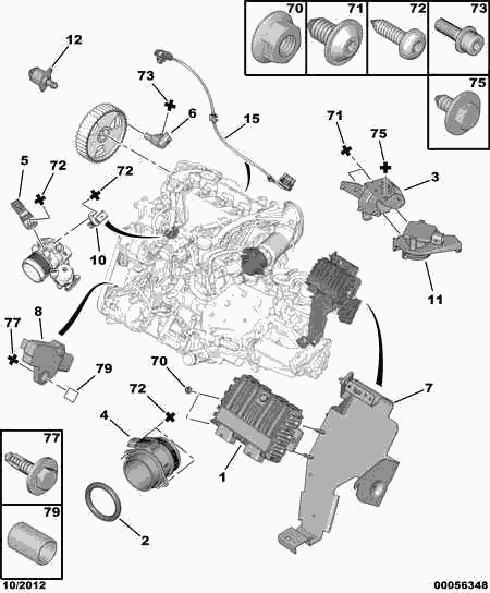 PEUGEOT 1920 GJ - Impulssianturi, kampiakseli inparts.fi