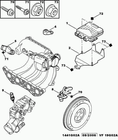 PEUGEOT 1338.A7 - Tunnistin, jäähdytysnesteen lämpötila inparts.fi