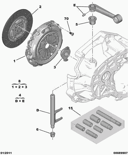 CITROËN 2004.Y2 - Kytkinpaketti inparts.fi