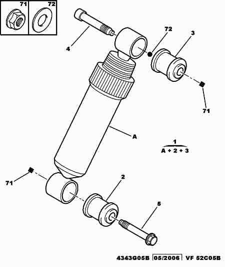 CITROËN 5206 V2 - Iskunvaimennin inparts.fi