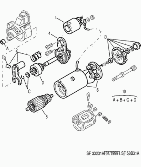 CITROËN 5835 C3 - STARTER-MOTOR DRIVE inparts.fi