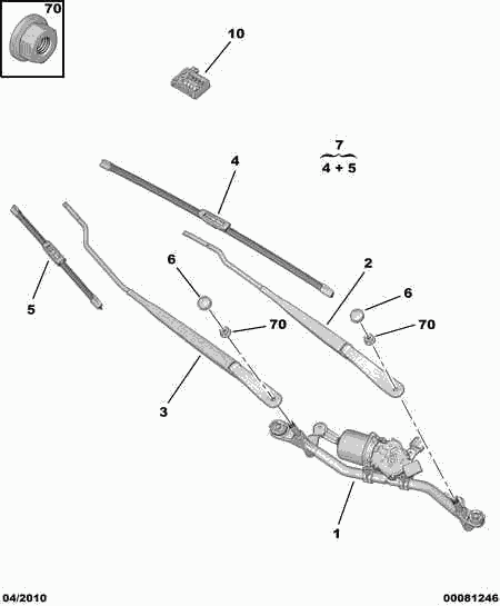 CITROËN 6423 C9 - Pyyhkijänsulka inparts.fi