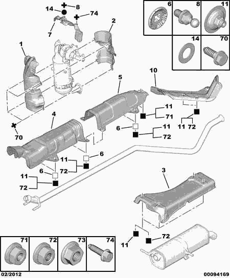 PEUGEOT 1723.T3 - Lämpökilpi inparts.fi