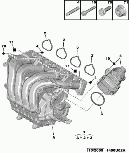 PEUGEOT 0348.S2 - Tiiviste, imusarja inparts.fi