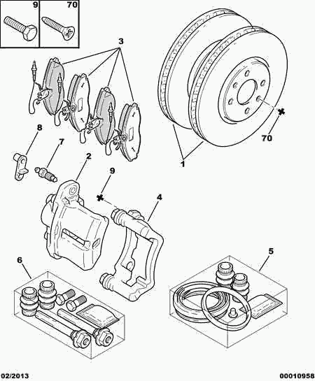 PEUGEOT 4246.T9 - Jarrulevy inparts.fi