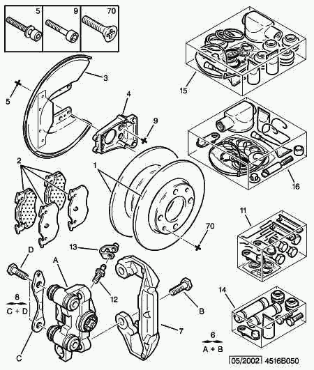 RENAULT 4252 74 - BRAKE PAD KIT REAR inparts.fi