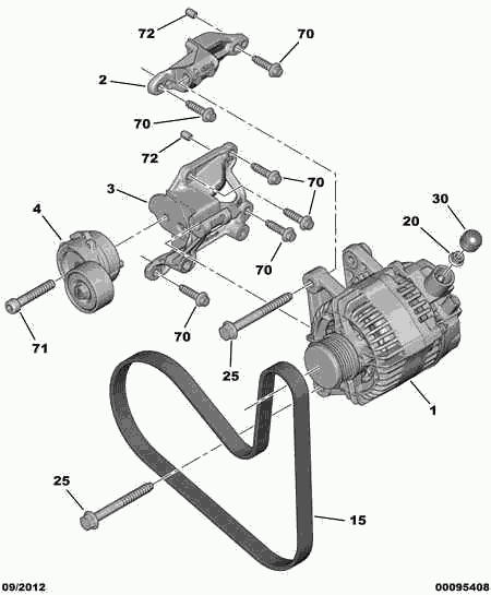 CITROËN 96 882 373 80 - Laturi inparts.fi