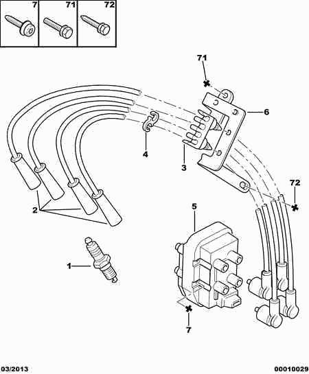 PEUGEOT 5970.60 - Sytytyspuola inparts.fi