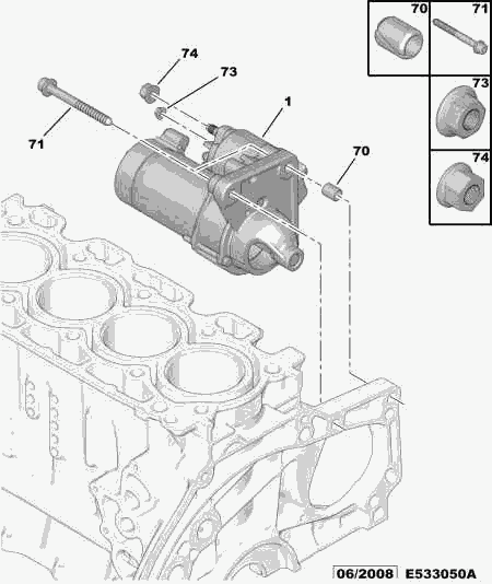 CITROËN 5802 Y4 - Käynnistinmoottori inparts.fi