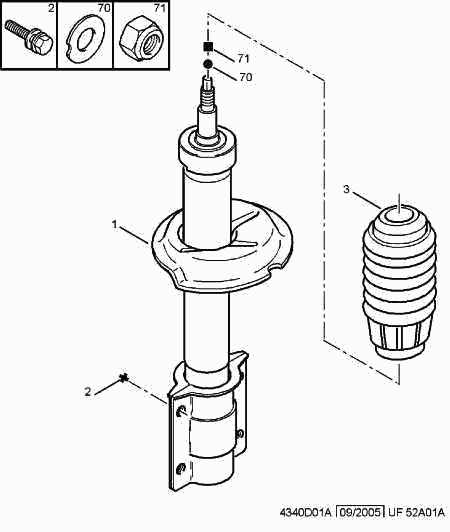 CITROËN 5202 JA - Iskunvaimennin inparts.fi