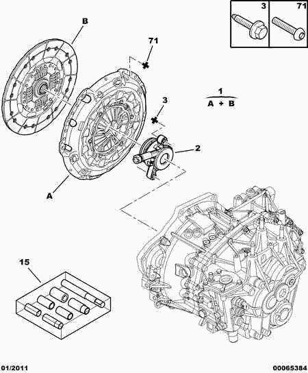 CITROËN 2052.K7 - Kytkinpaketti inparts.fi