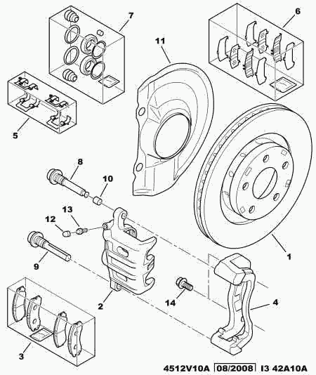 Mitsubishi 4253 88 - Jarrupala, levyjarru inparts.fi