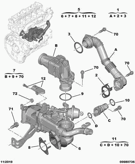 FIAT 98 001 251 80 - Jäähdytin,pakokaasukierrätys inparts.fi