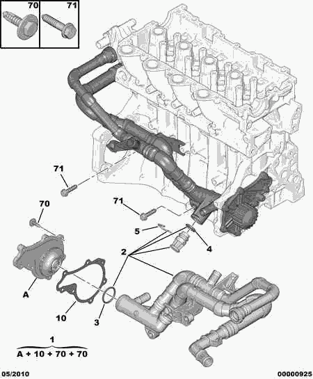 Suzuki 1201 G9 - Vesipumppu inparts.fi