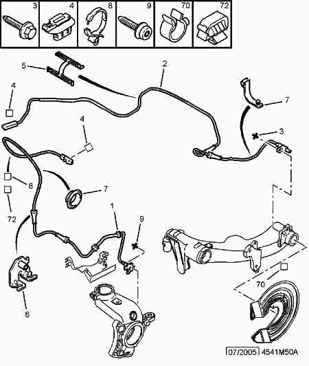 PEUGEOT 4545 86 - ABS-anturi inparts.fi