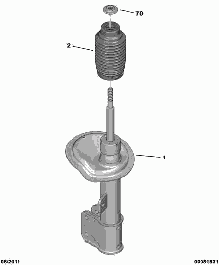 CITROËN 5202 QJ - Iskunvaimennin inparts.fi