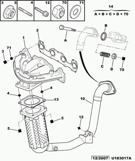 FIAT 0341 22 - NUT WITH BASE inparts.fi