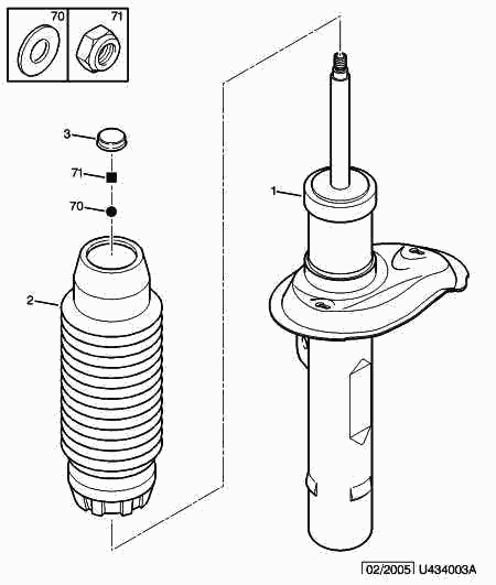 CITROËN 5202 AZ - Iskunvaimennin inparts.fi